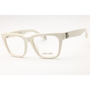 Roberto Cavalli VRC026M Eyeglasses White Acetate Rectangular
